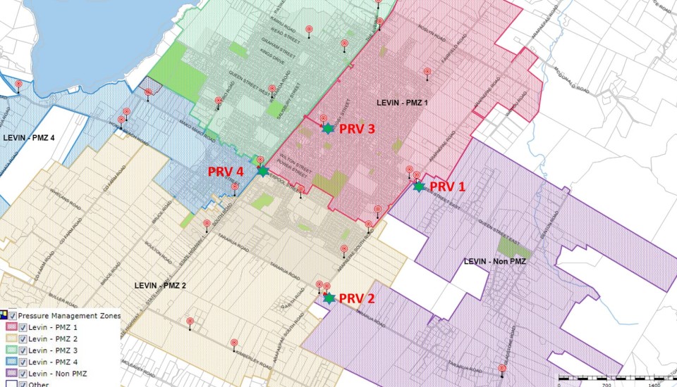 Pressure Zones Map